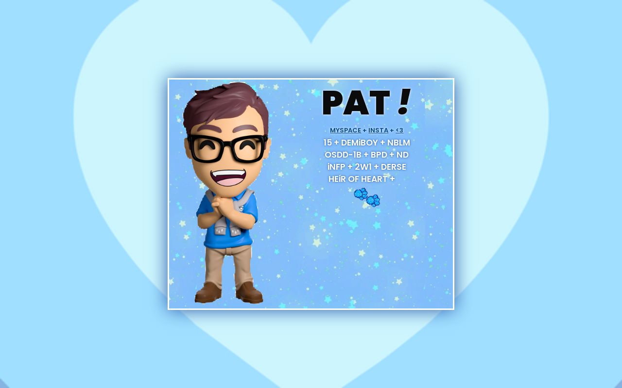 Carrd profile picture for @patton